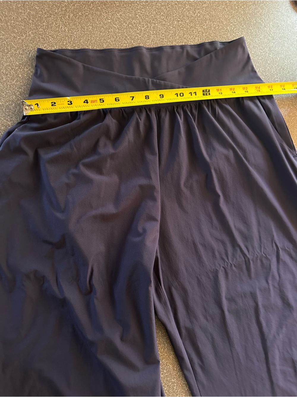 Halara Breezeful High Waisted Crossover Resort Pants Plum Purple Large L Regular - Picture 5 of 8